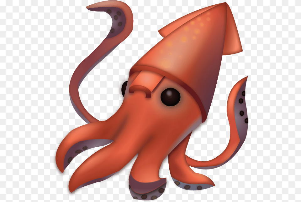 Transparent Shock Emoji Apple Squid Emoji Iphone Squid Emoji, Animal, Food, Sea Life, Seafood Free Png Download