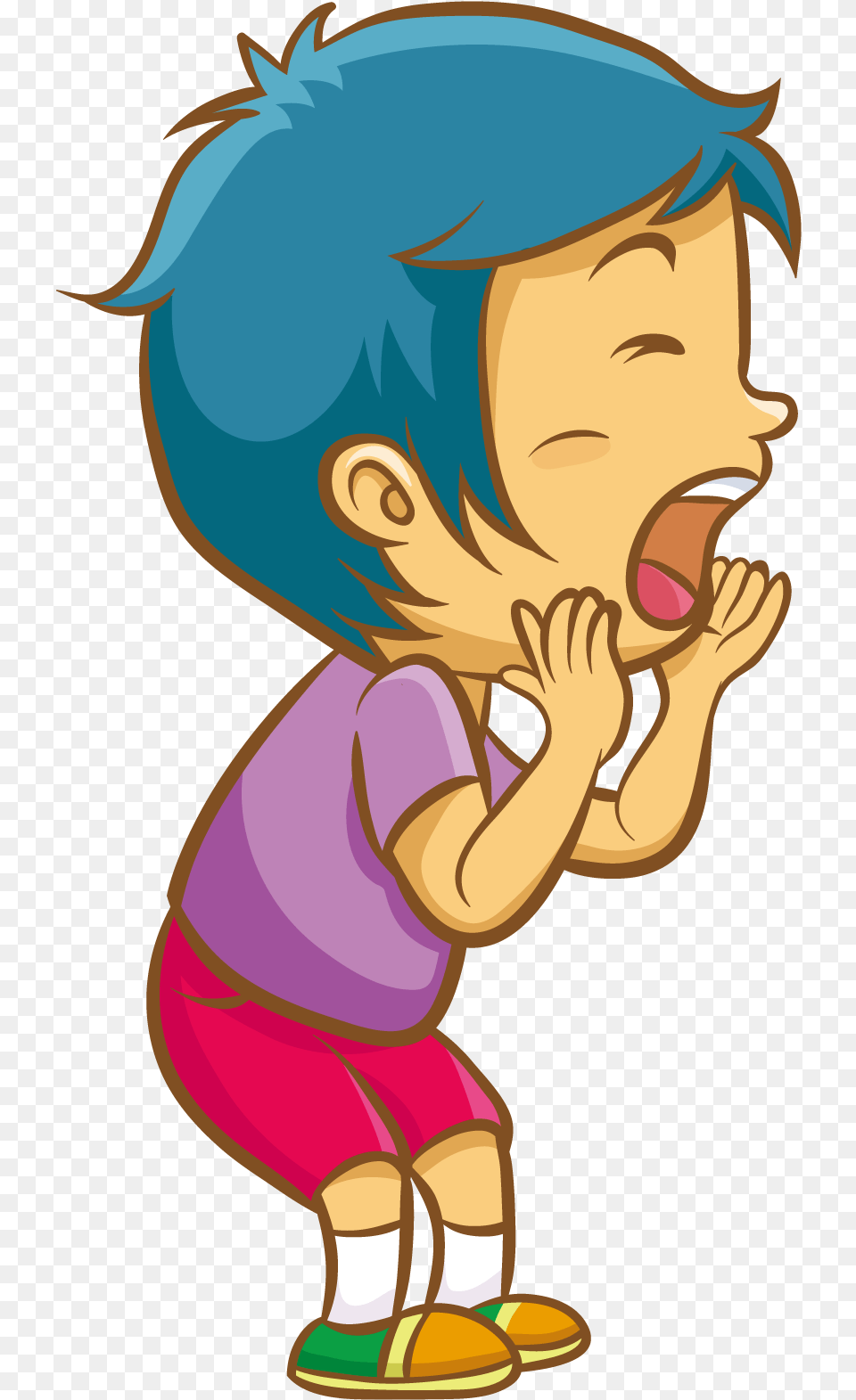 Transparent Shouting Clipart Images Shout Clipart, Baby, Person, Book, Comics Png