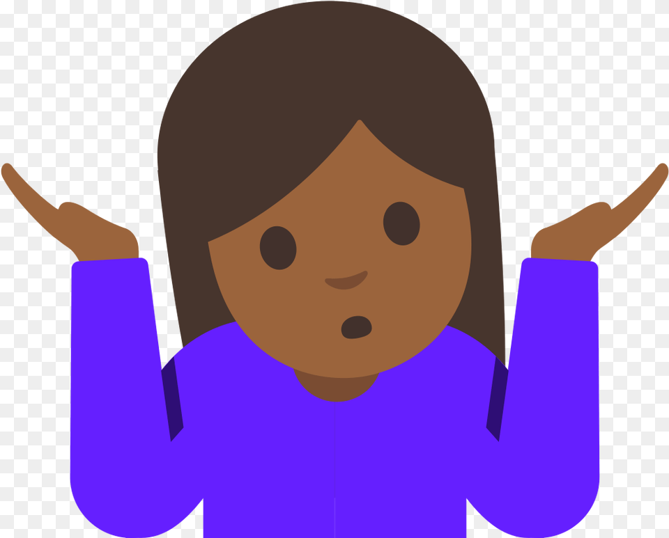 Transparent Shrug Emoji, Baby, Person, Face, Head Png Image