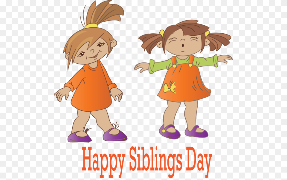 Transparent Siblings Day Cartoon Child Playing With Cartoon, Baby, Book, Publication, Comics Free Png