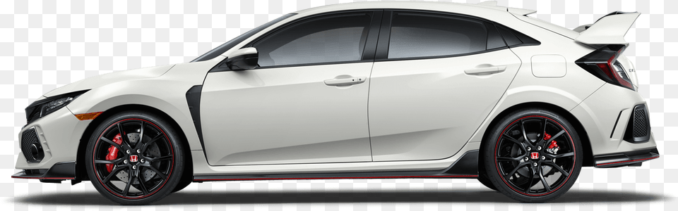 Transparent Side Profile Honda Civic Type R Side, Wheel, Car, Vehicle, Transportation Png