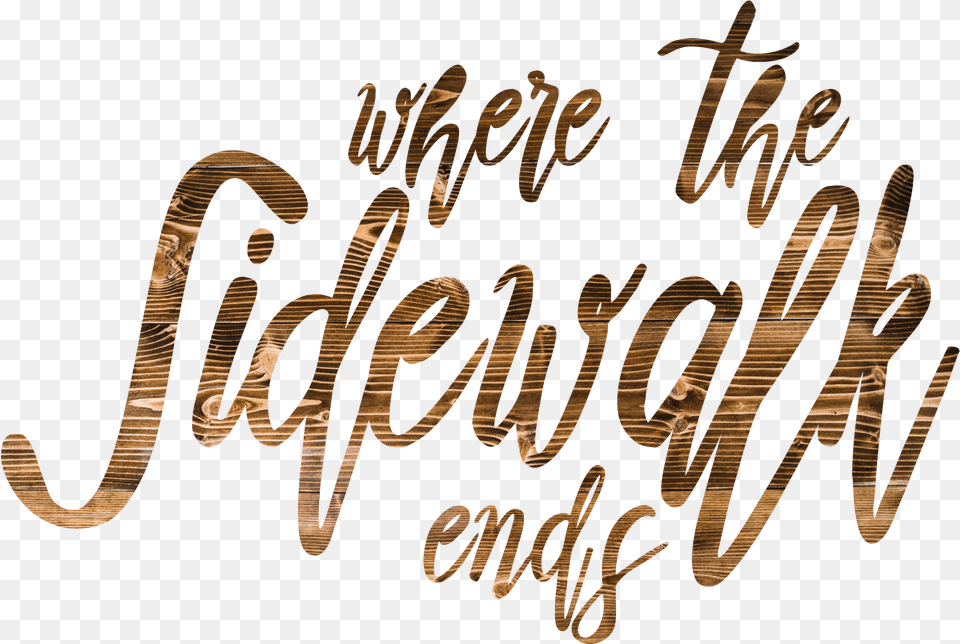 Transparent Side Walk Calligraphy, Handwriting, Text Free Png