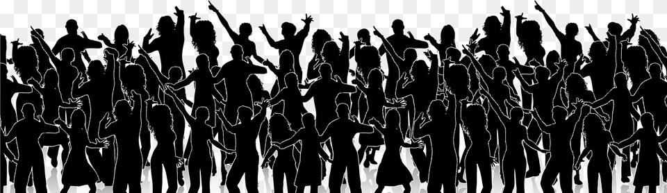 Transparent Silhouette Of People, Person, Crowd, Concert, Head Free Png Download