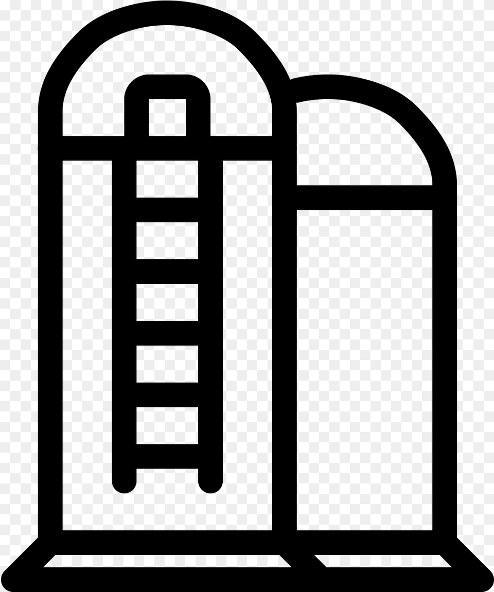 Transparent Silo Silo Icon, Gray Png Image