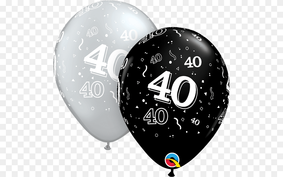 Transparent Silver Balloon Birthday Balloons, Helmet Free Png Download