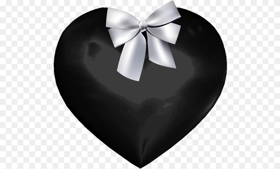 Transparent Silver Bow Gift Wrapping, Balloon, Heart Png Image