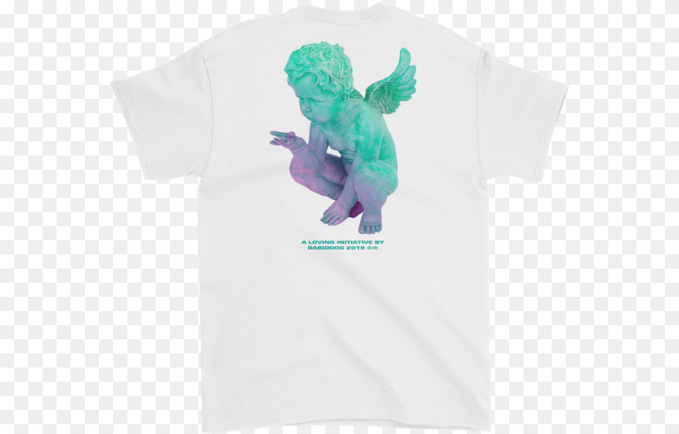 Transparent Silver Bullet Design Toscano Life39s Mysteries Cherub Statue, Clothing, T-shirt, Face, Head Png Image