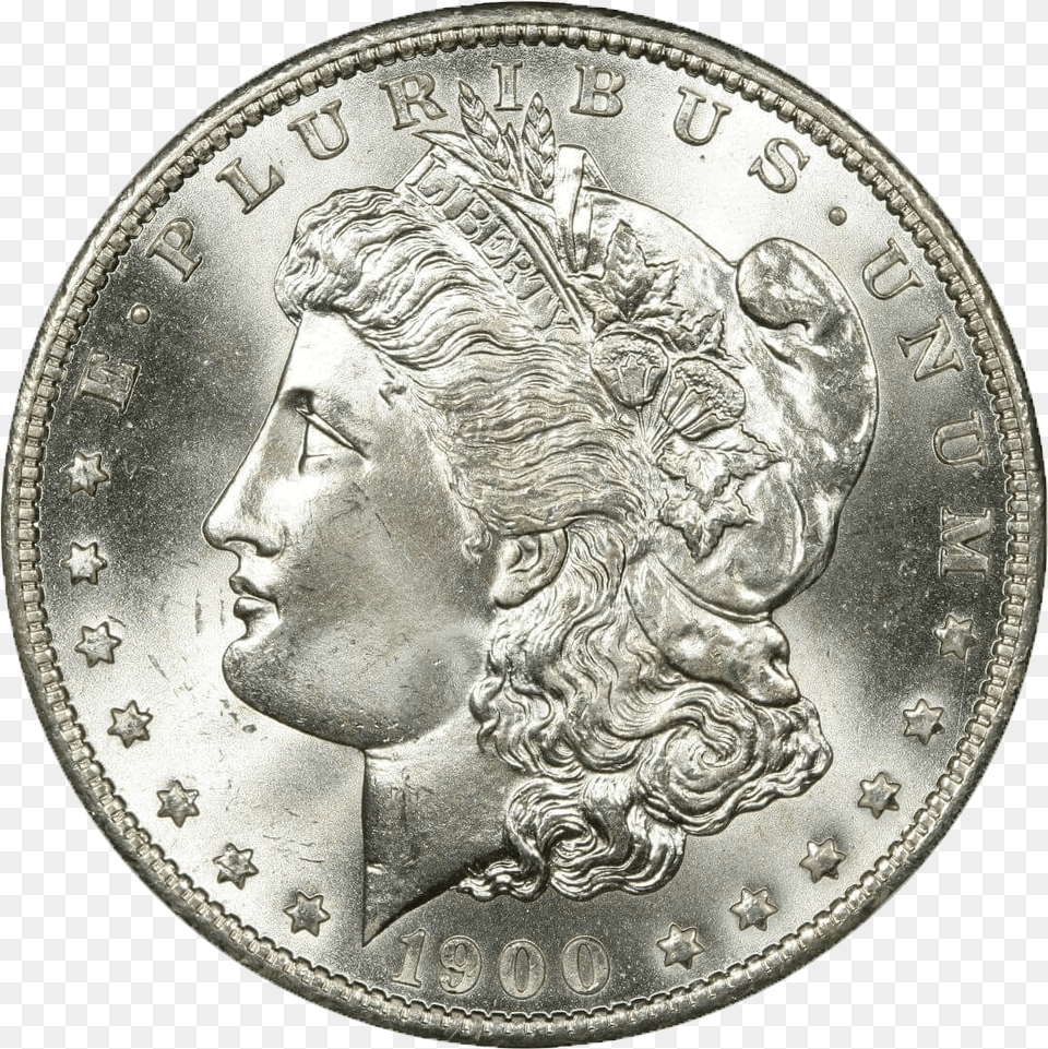 Transparent Silver Dollar 1889 Morgan Silver Dollar, Adult, Person, Money, Man Free Png Download