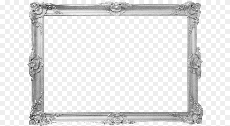 Transparent Silver Photo Frame, Blackboard Png Image