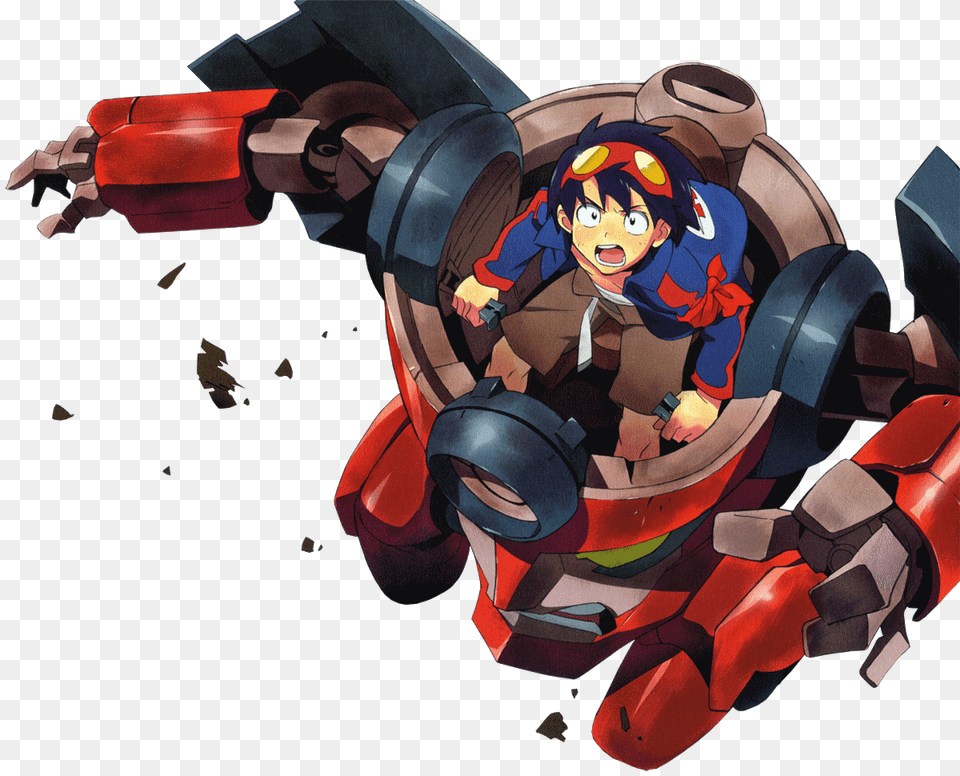 Transparent Simon Gurren Lagann Tengen Toppa Gurren Lagann Lagann, Baby, Person, Face, Head Free Png Download