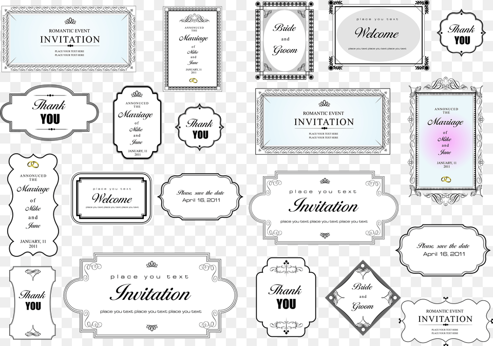 Simple Dragonfly Clipart Wedding Card Title, Text Free Transparent Png