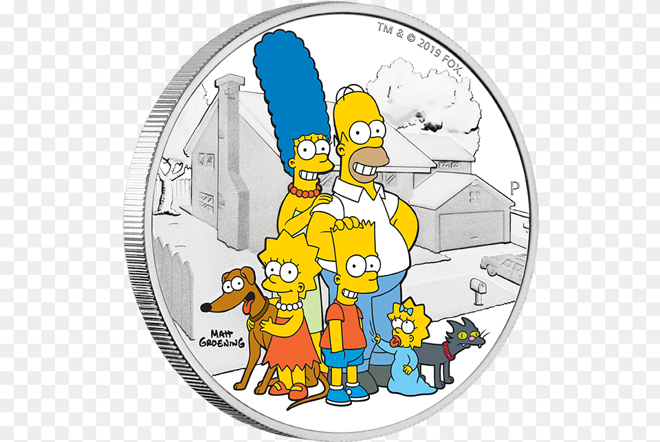 Transparent Simpsons Donut Simpsons Coins Perth Mint, Baby, Person, Head, Face Free Png Download