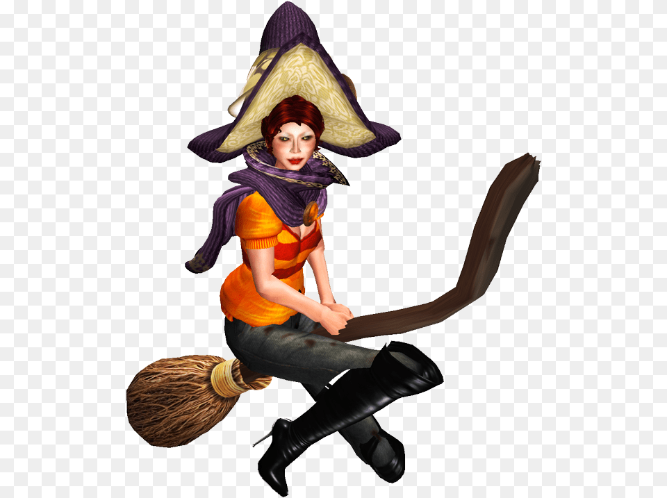Transparent Sims Sims 4 Witch Hat Cc, Clothing, Adult, Female, Person Free Png