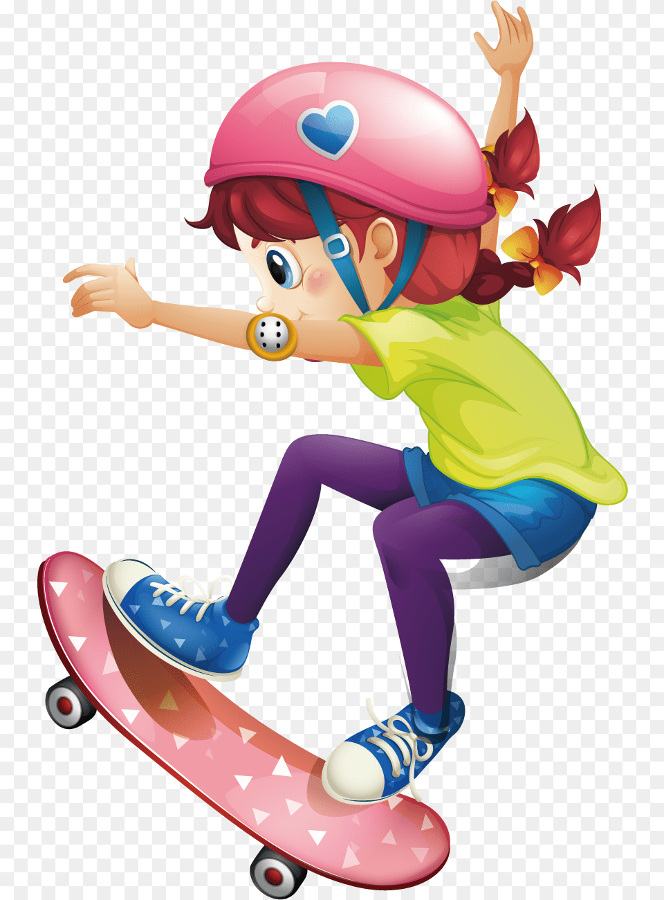 Transparent Skateboard Clipart Clip Art Skateboard Girl, Baby, Person Free Png Download