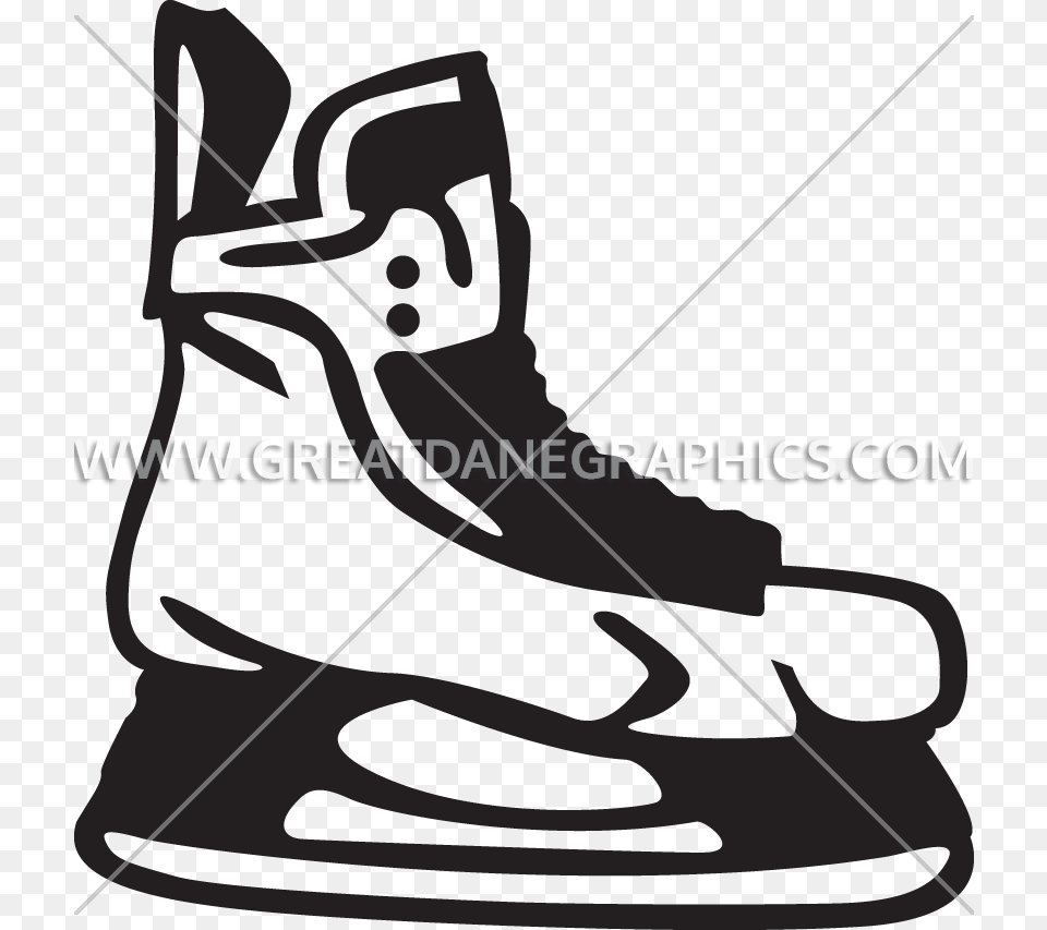 Skates Clipart Hockey Skate Pin, Grass, Plant, Bow, Weapon Free Transparent Png