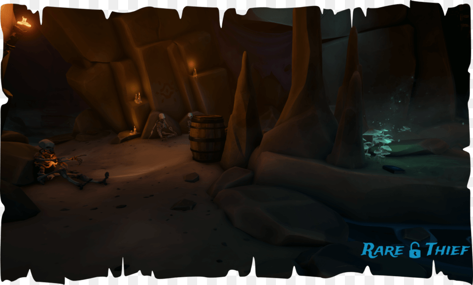 Transparent Skeleton Arm Sea Of Thieves Wrecker, Cave, Nature, Outdoors, Fire Png