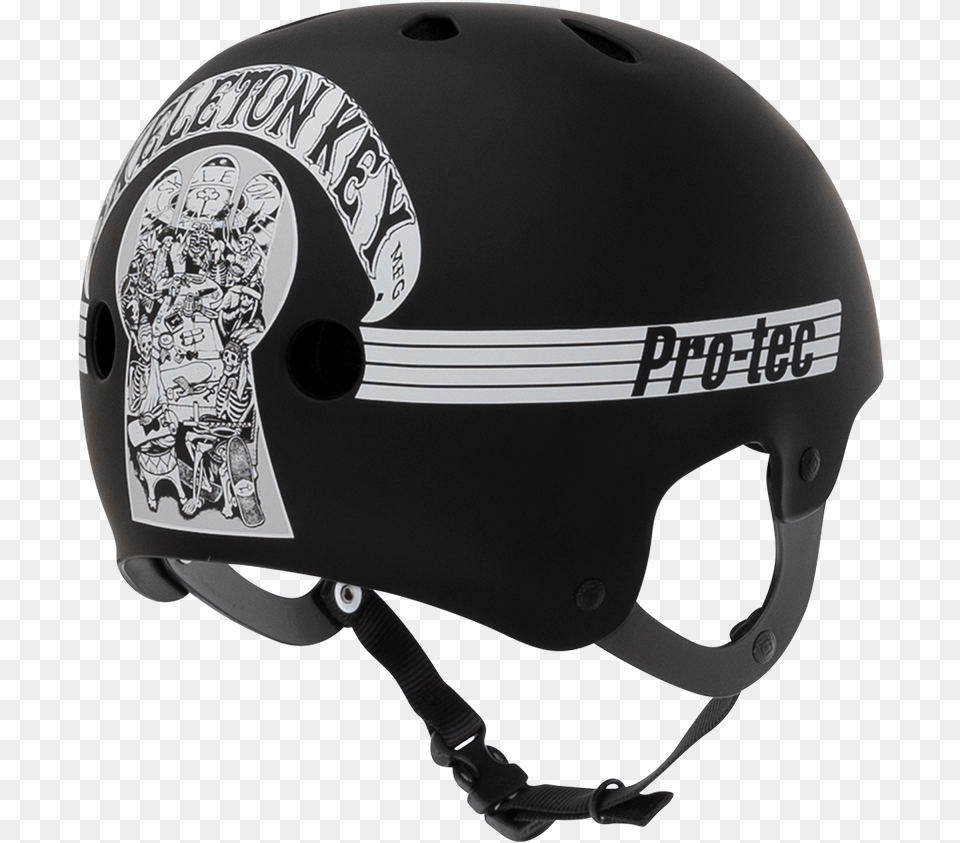 Transparent Skeleton Key Skeleton Protec Helmet, Crash Helmet, American Football, Football, Person Free Png Download