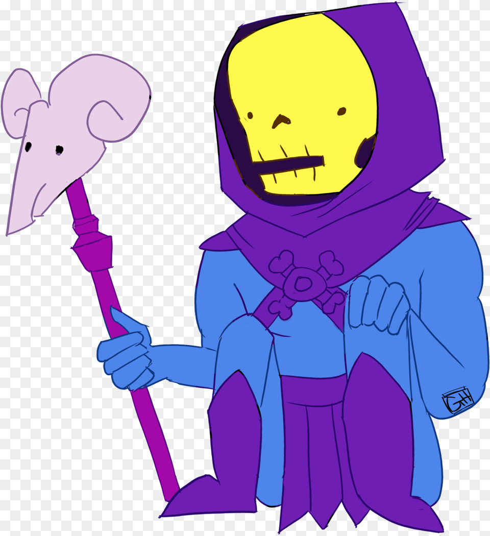 Transparent Skeletor Cartoon, Baby, Person, People, Purple Png Image