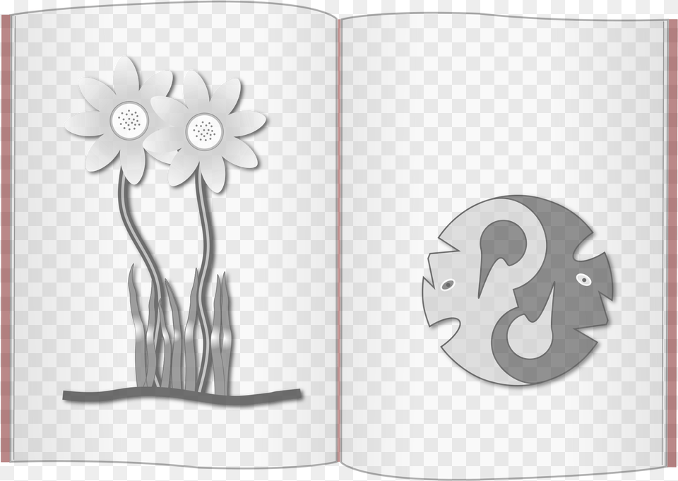 Transparent Sketchbook Sketchbook Clipart Transparent, Flower, Plant, Daisy, Daffodil Free Png Download