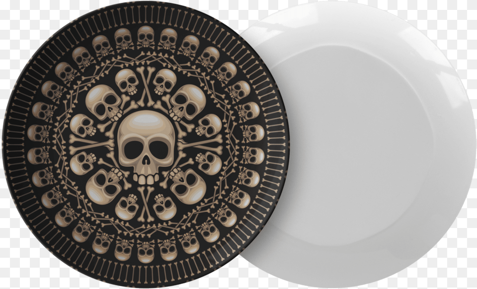 Transparent Skull And Bones Gothic Playing Cards, Art, Porcelain, Pottery, Food Png Image