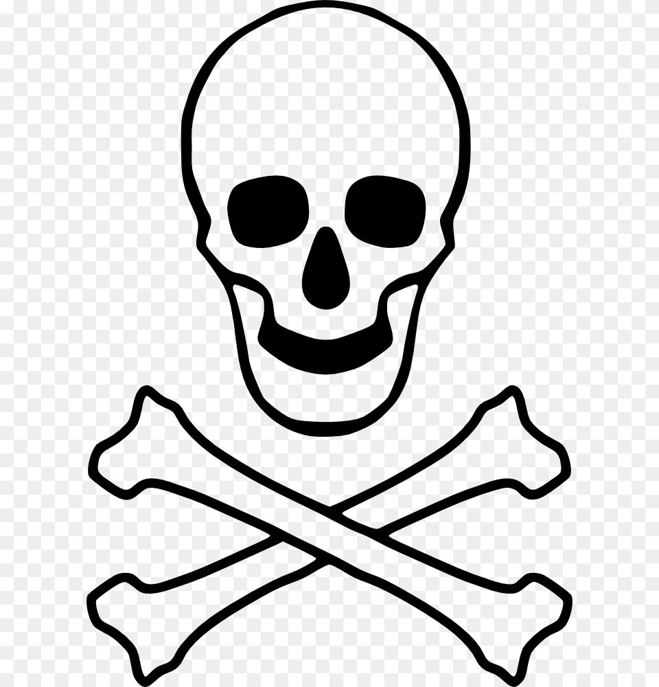 Transparent Skull And Crossbones, Baby, Person, Head, Face Free Png Download