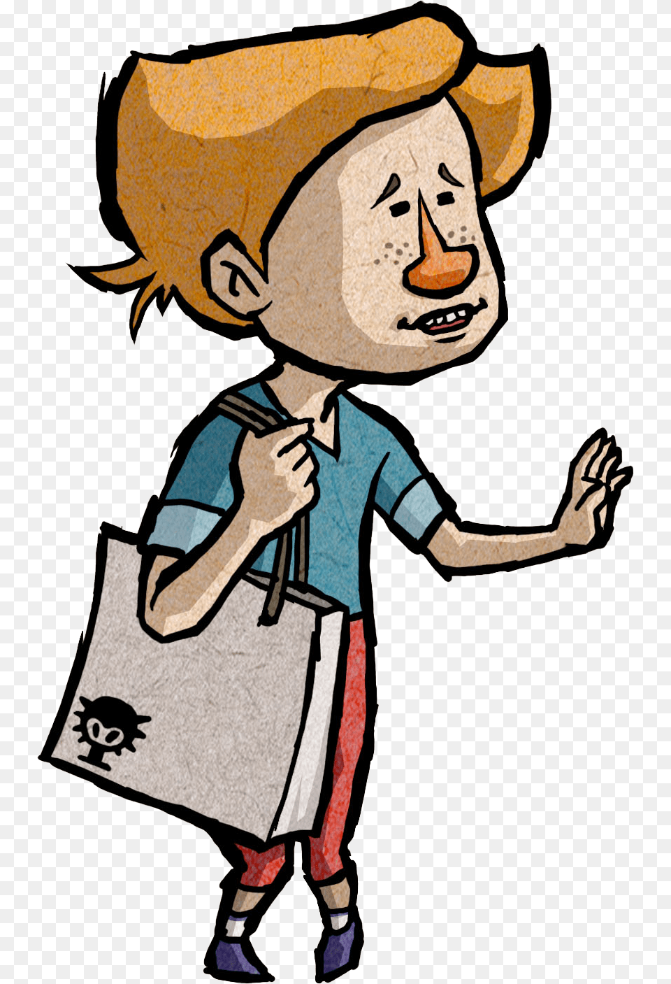 Transparent Skull Kid Wind Waker Manny, Bag, Baby, Person, Face Png Image