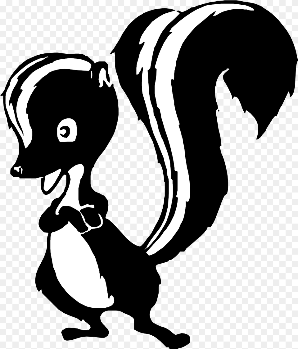 Transparent Skunk Clipart Lockheed Skunk Works Logo, Stencil, Baby, Person Free Png