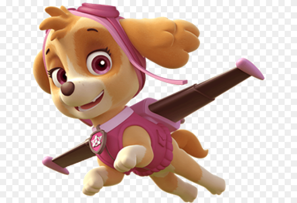 Skye Skye Paw Patrol Flying, Baby, Person, Face, Head Free Transparent Png