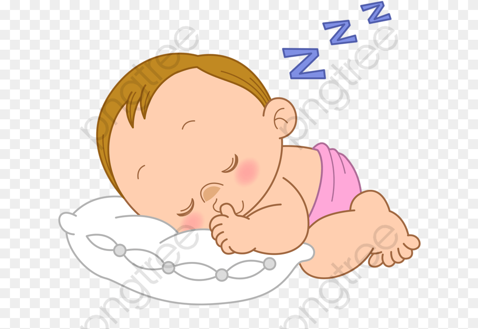 Sleep In Clipart Cartoon Baby, Person, Face, Head Free Transparent Png