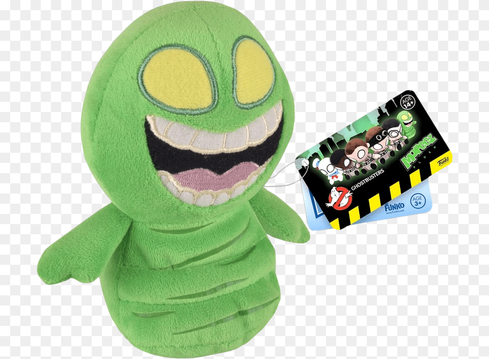 Transparent Slimer Ghostbusters Stay Puft Plush, Toy, Credit Card, Text Free Png