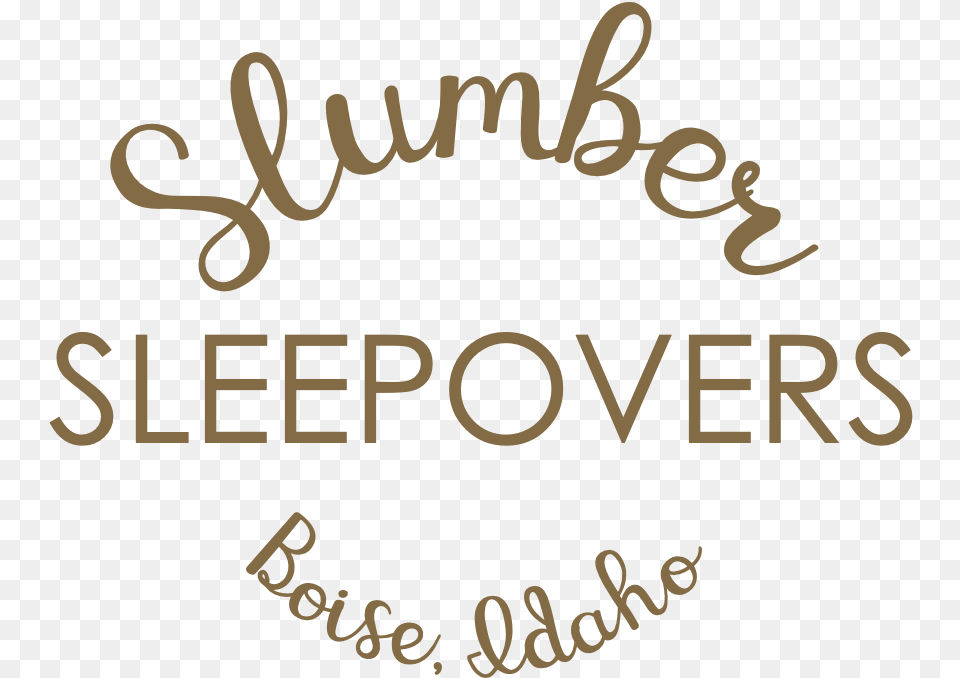 Slumber Party Calligraphy, Text Free Transparent Png