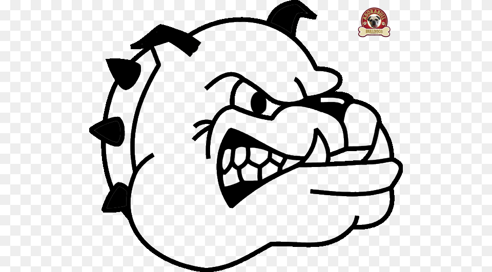 Transparent Smiling Bulldog Clipart Gambar Anjing Bulldog Kartun, Ammunition, Grenade, Weapon, Bulldozer Free Png Download