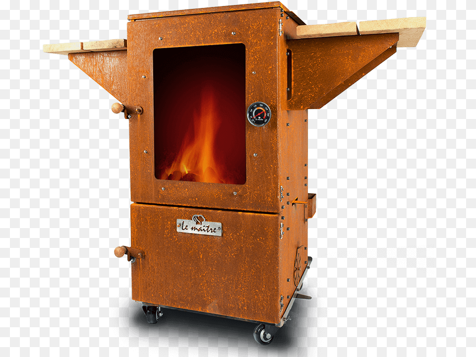 Smoker Cortenstaal Rookoven Vuur Rook, Forge, Fireplace, Indoors, Device Free Transparent Png