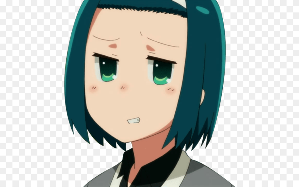 Transparent Smug Anime Face Kuurubiyuutei Gankyou, Head, Person, Adult, Female Png Image