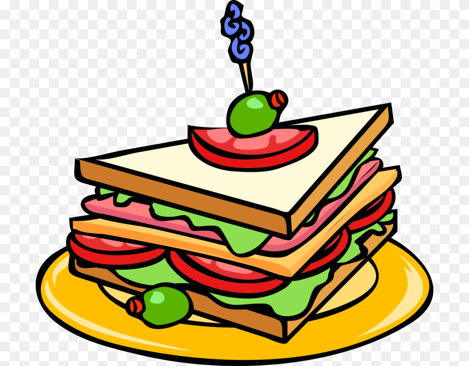 Transparent Snacks Icon Sandwich Clip Art, Food, Lunch, Meal, Birthday Cake Free Png Download