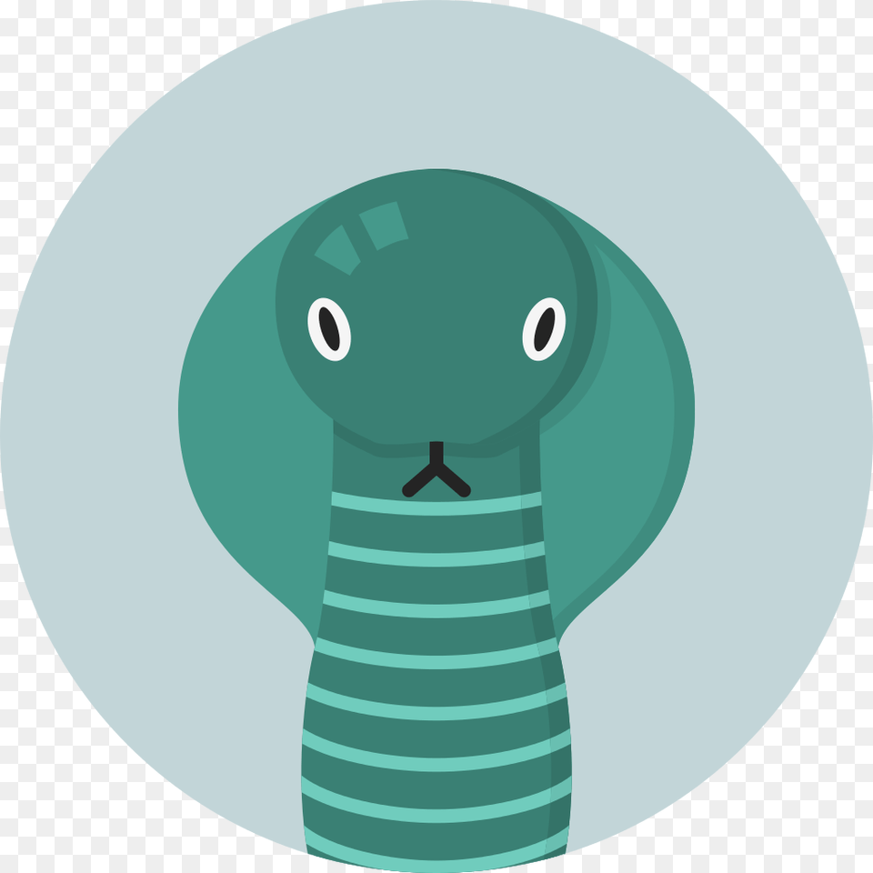 Transparent Snake Eye Snake Flat Icon, Light, Disk, Animal Png