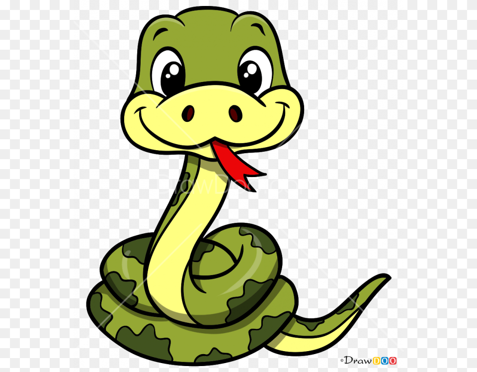 Transparent Snakes Clipart Cartoon Snake Clipart, Animal, Green Snake, Reptile Free Png Download