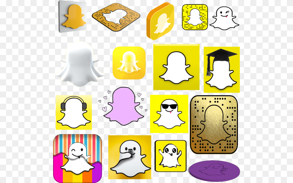 Transparent Snapchat Icon Transparent All Snapchat Logos, Sticker, Baby, Person, Animal Png