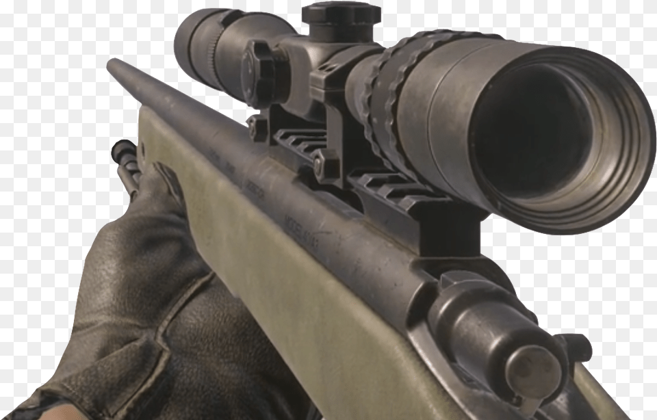 Transparent Sniper Call Of Duty Modern Warfare, Firearm, Gun, Person, Rifle Png Image