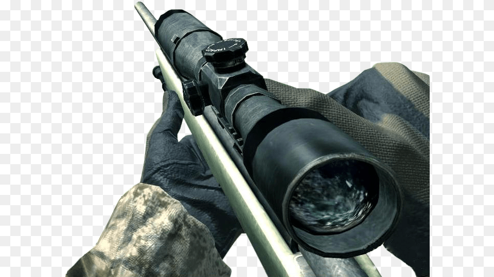 Transparent Sniper Clipart Transparent Cod Sniper Gif, Firearm, Gun, Person, Rifle Png Image