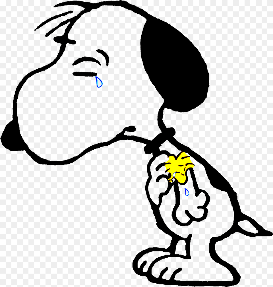Transparent Snoopy Clipart Crying Snoopy Png Image