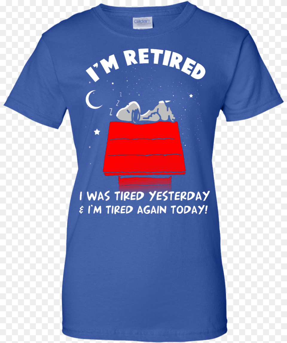 Transparent Snoopy Sleeping T Shirt Im Retired, Clothing, T-shirt Png Image