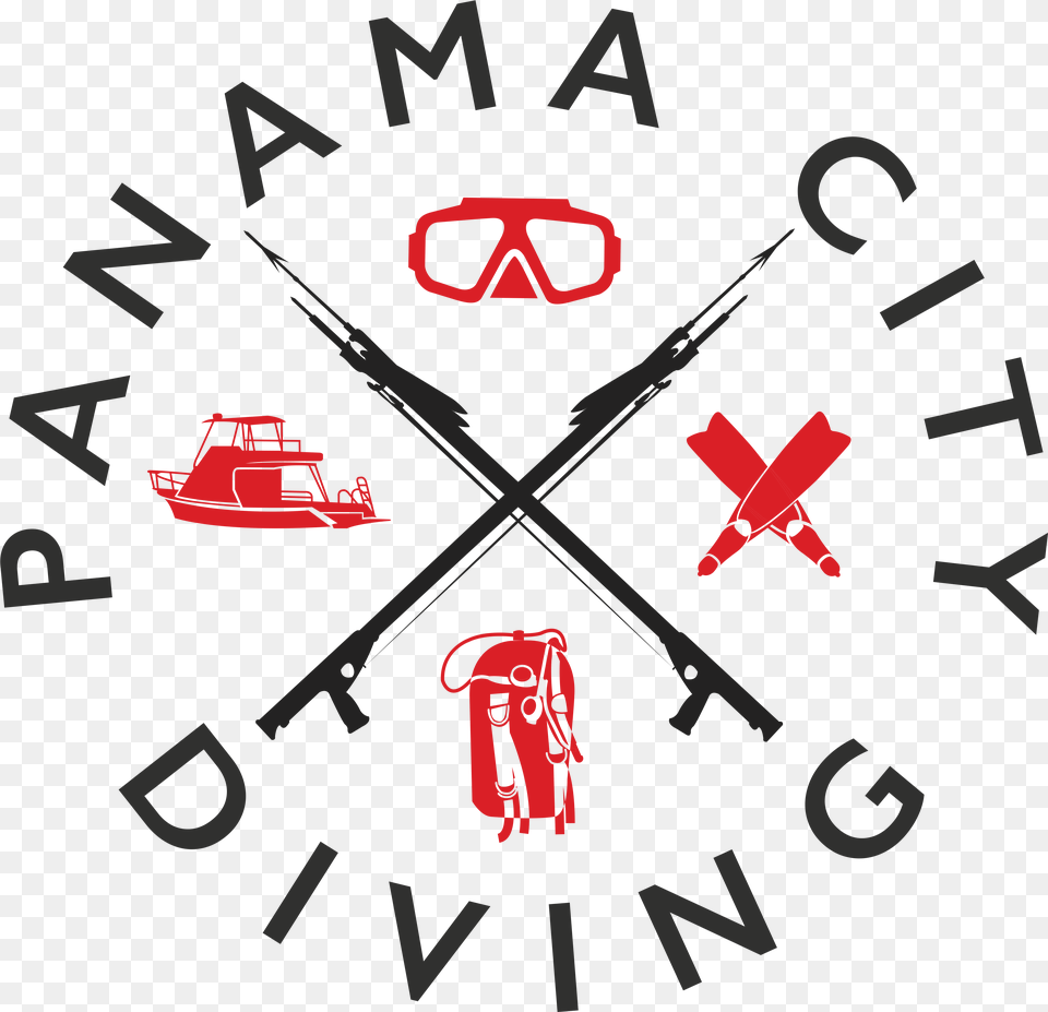 Transparent Snorkeling Gear Clipart Panama City Diving Logo, Boat, Transportation, Vehicle, Aircraft Png