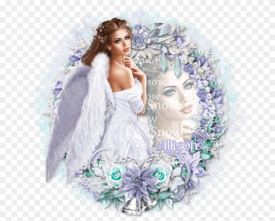 Transparent Snow Angel Angel, Adult, Person, Woman, Female Png