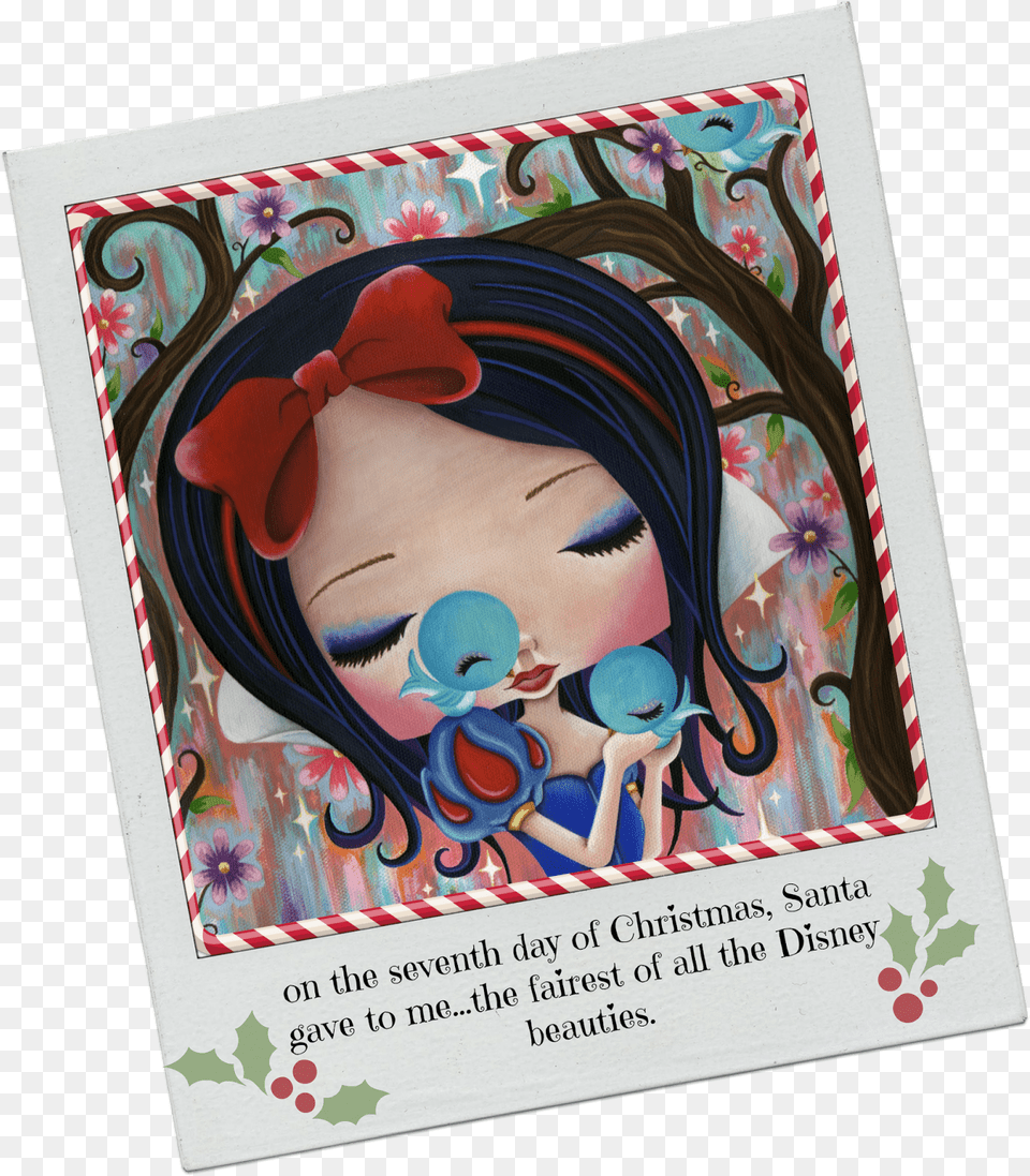 Transparent Snow White Mirror Christmas Card, Envelope, Greeting Card, Mail, Baby Free Png Download
