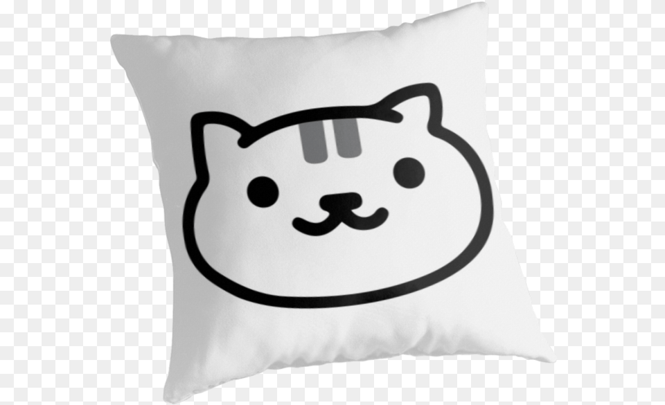 Snowball Neko Atsume Pumpkin, Cushion, Home Decor, Pillow Free Transparent Png