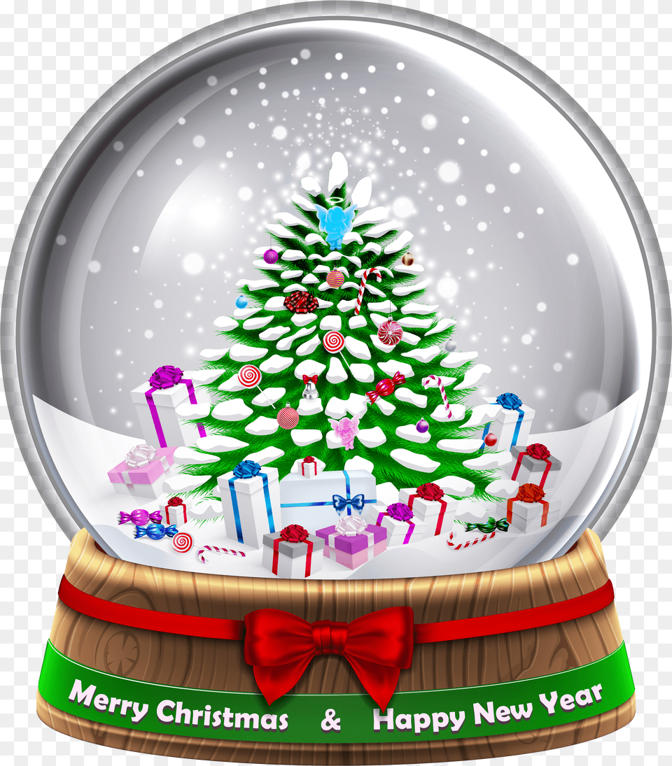 Transparent Snowglobe Clip Art Christmas Snow Globe, Christmas Decorations, Festival, Birthday Cake, Food Free Png
