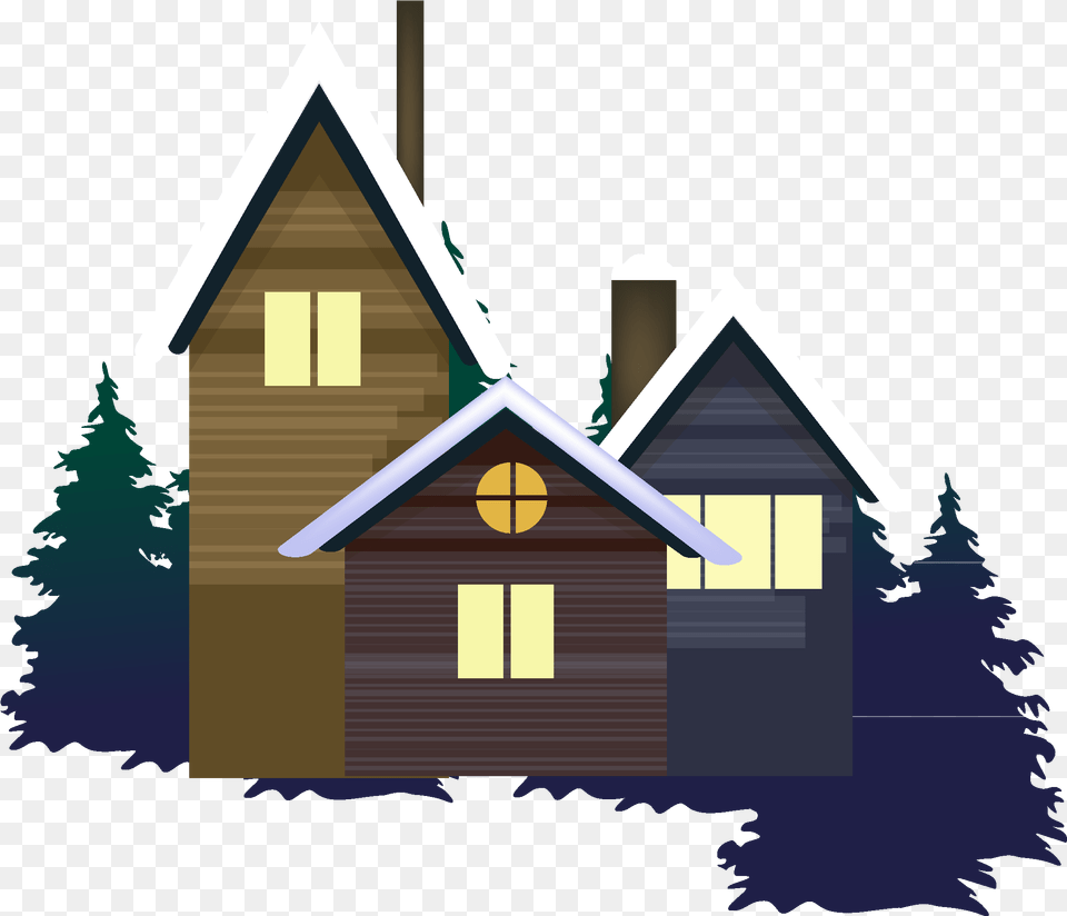 Transparent Snowing House, Architecture, Housing, Cottage, Building Free Png