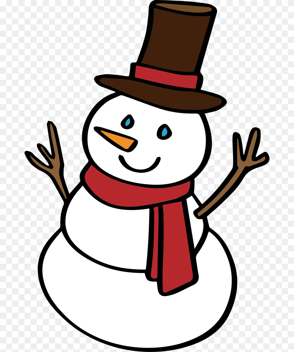 Transparent Snowman Face Cartoon Snowman, Nature, Outdoors, Winter, Snow Png Image