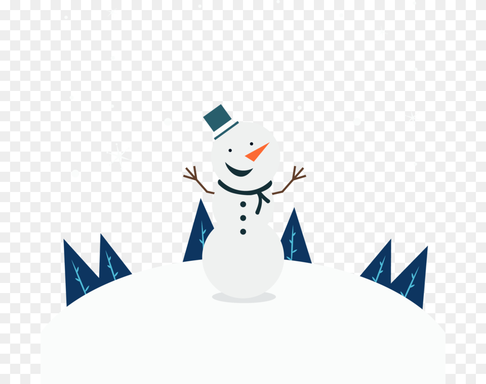 Transparent Snowman Silhouette Cute Winter, Nature, Outdoors, Snow Png
